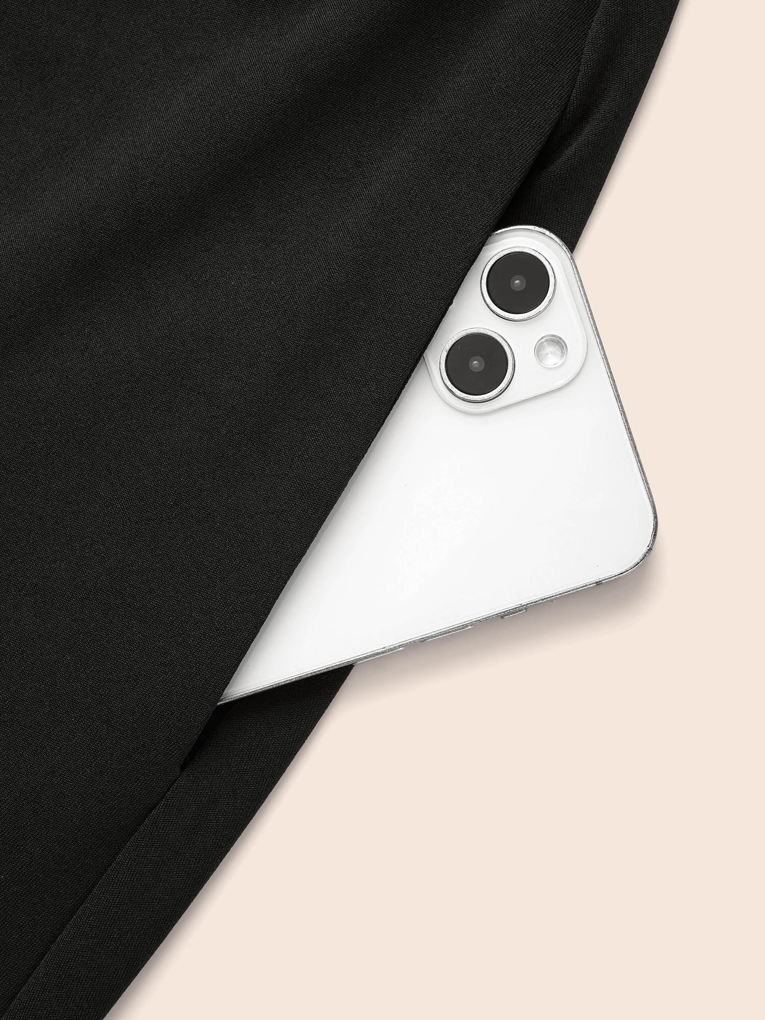 V Neck Patchwork Fuzzy Trim Dress-Sweetccc