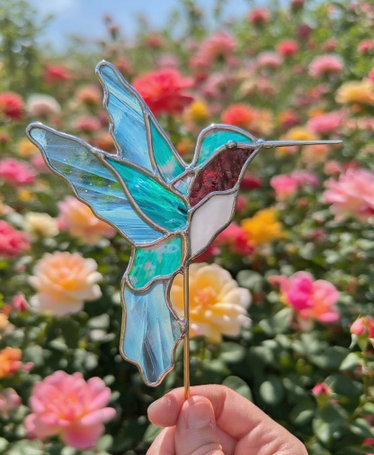Stained class - Hummingbird Suncatcher