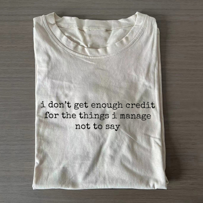Funny Sarcastic T-shirt - White