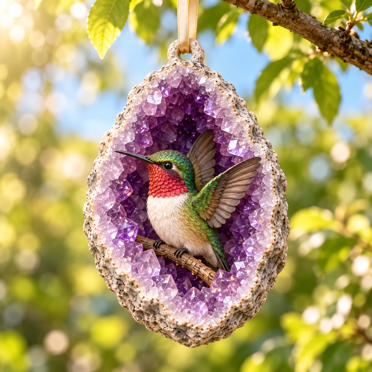 Hummingbird ornament design from the sky collection