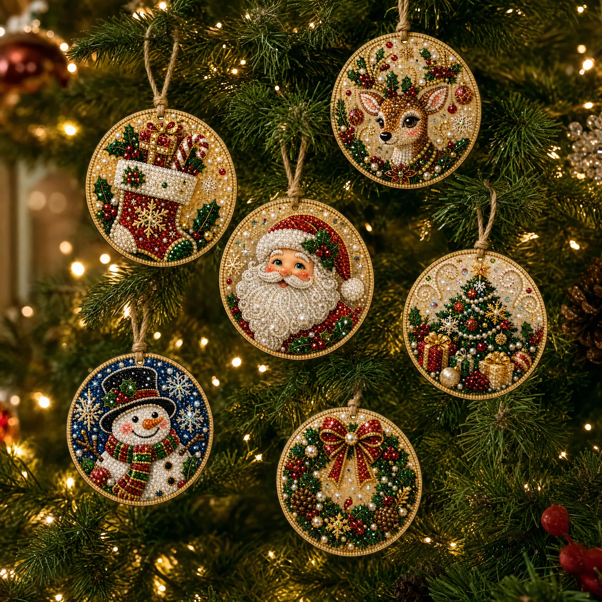 Classic Christmas - 6 PCS - Kit details