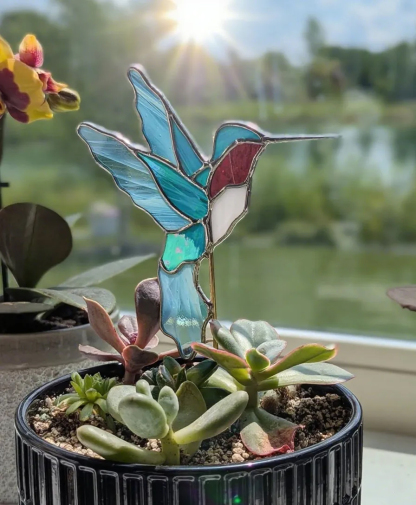 Stained class - Hummingbird Suncatcher