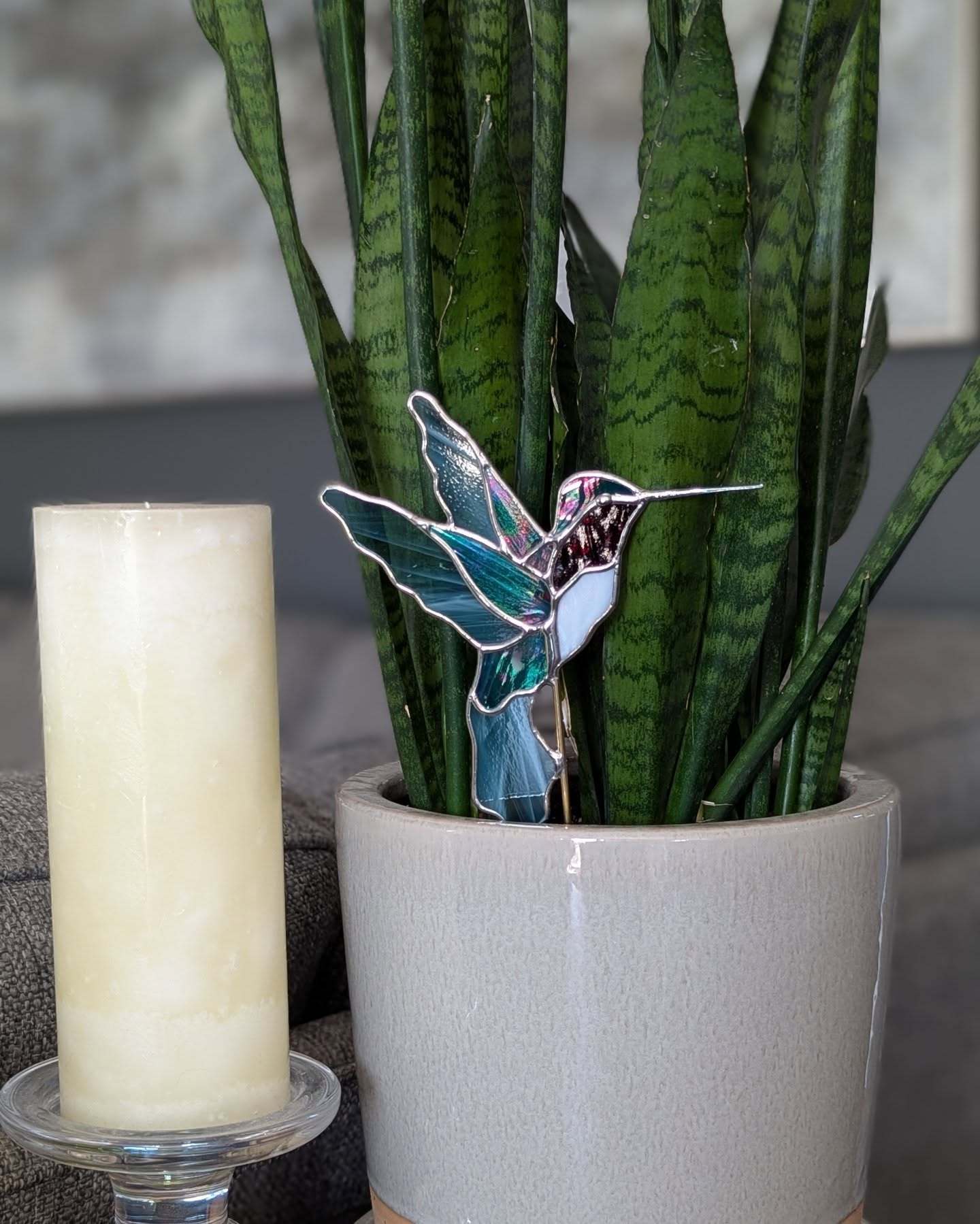 Stained class - Hummingbird Suncatcher