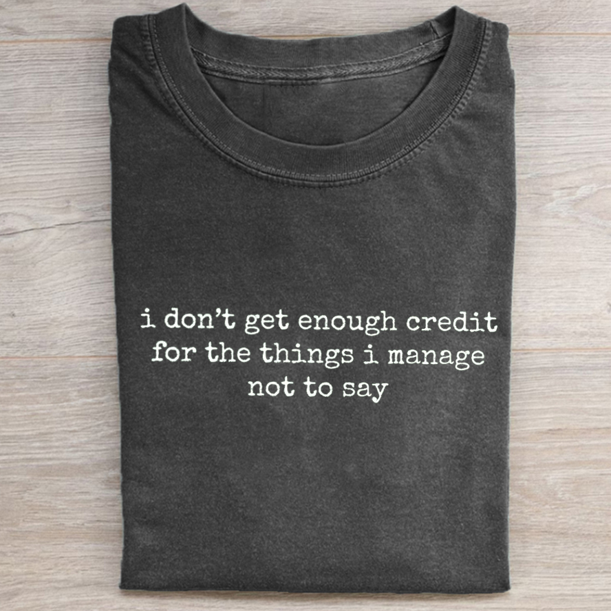 Funny Sarcastic T-shirt - Vintage Grey