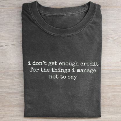Funny Sarcastic T-shirt - Vintage Grey