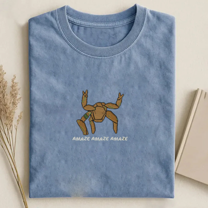 Funny Sci-Fi Quote Space Graphic T-shirt - Blue