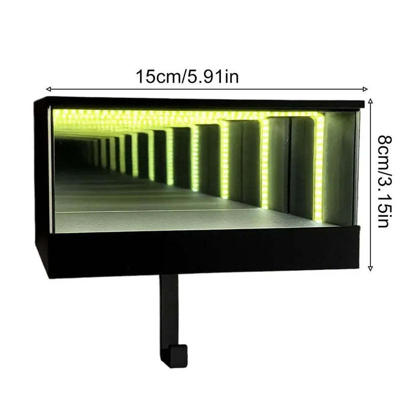 3D Printed Wall Mount Car Key Holder – Funny Infinity Garage Keychain Organizer with Hook