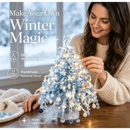 DIY Beaded Holiday Tree Kit - Winter