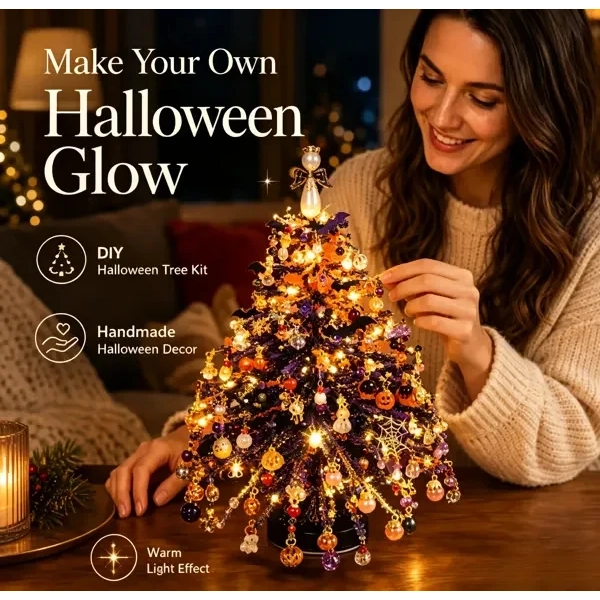 DIY Beaded Holiday Tree Kit - Hallowmas