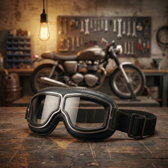 🔥Limited Time Sale 45% OFF - 🕶️ OTG Vintage Motorcycle Goggles (Fits Over Glasses)