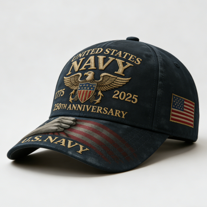 🔥50% OFF🔥USA Navy 250th anniversary adjustable hats