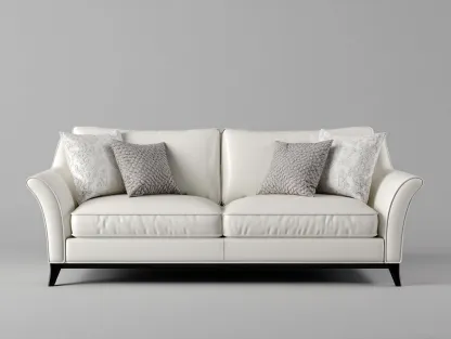 Canapé 2 places en cuir 170x90x88 cm - blanc - design moderne