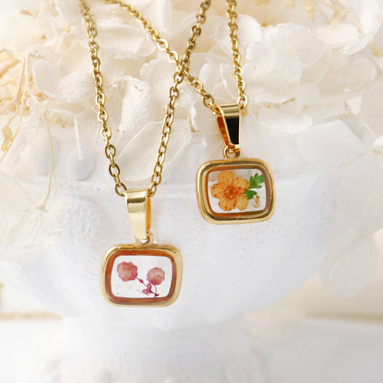 Merad real flower small jewelry