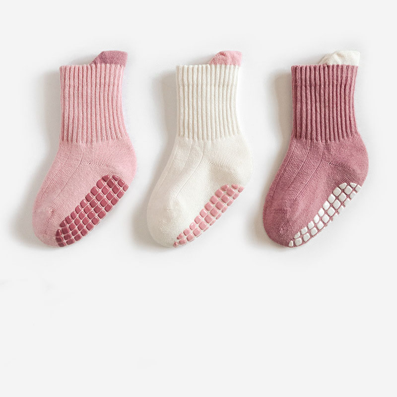 Children's High Heel Non-Slip Socks (3-Pairs Pack)