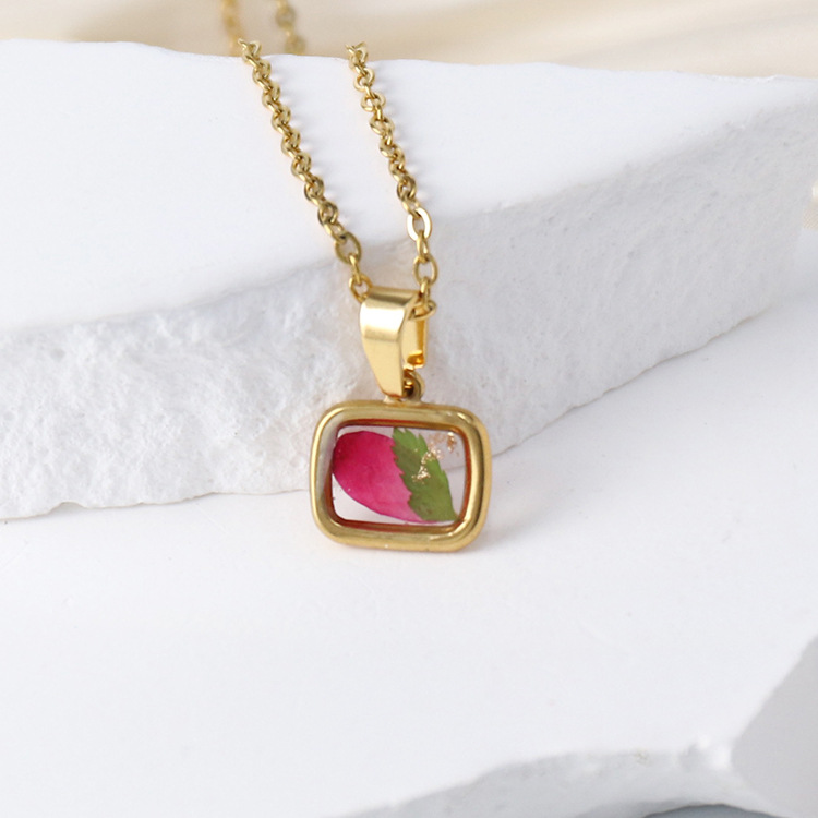 Merad real flower small jewelry