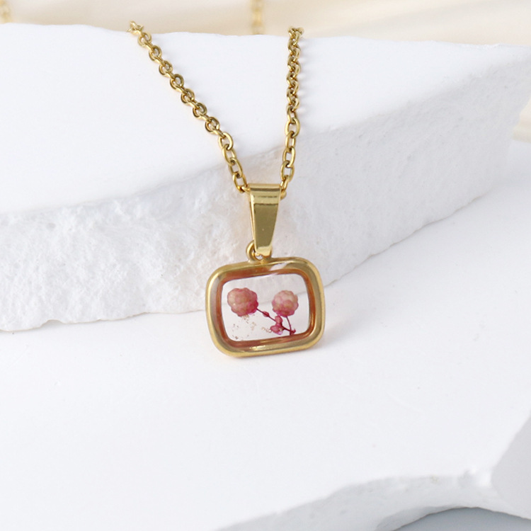 Merad real flower small jewelry