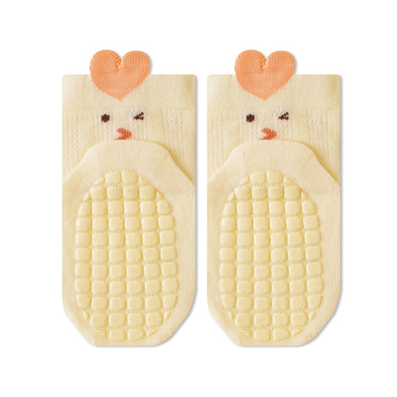 Children's Cute Pattern Non-Slip Socks (5-Pairs Pack)