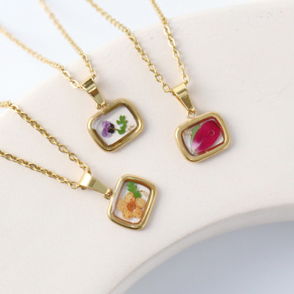 Merad real flower small jewelry