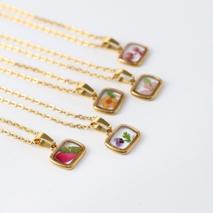 Merad real flower small jewelry