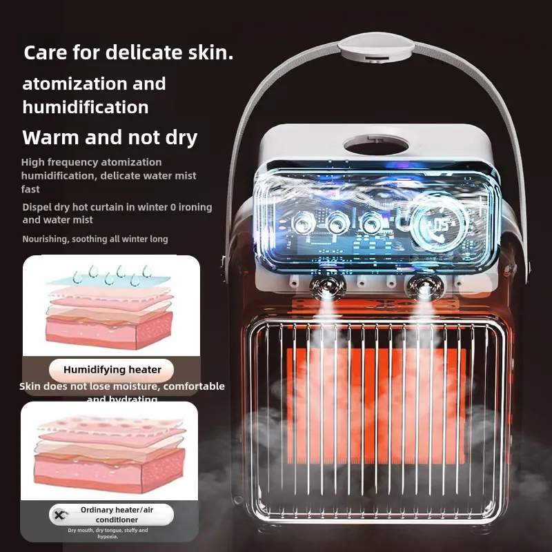 Värmefläkt med luftfuktare XH1202