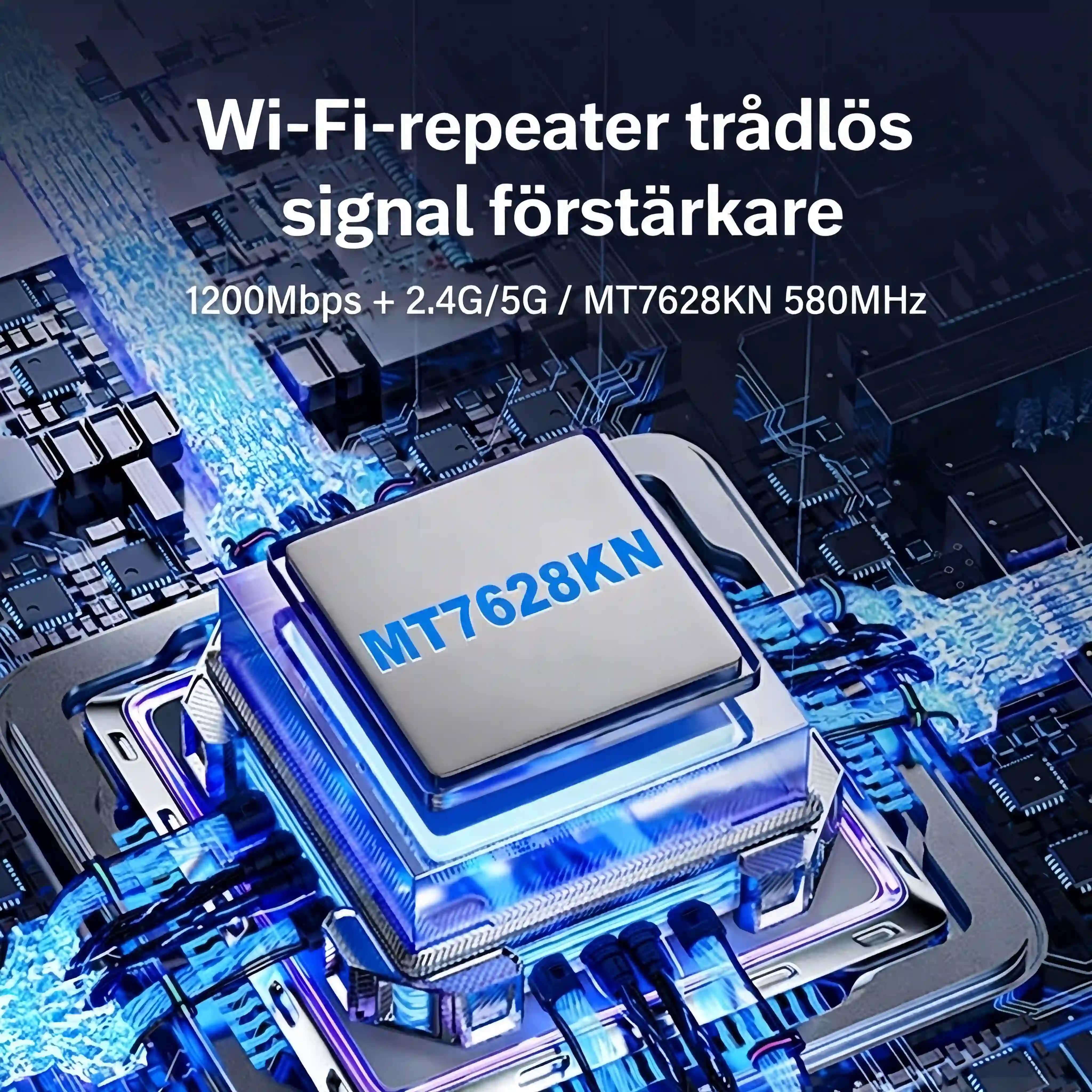 WiFi‑förstärkare (Repeater)