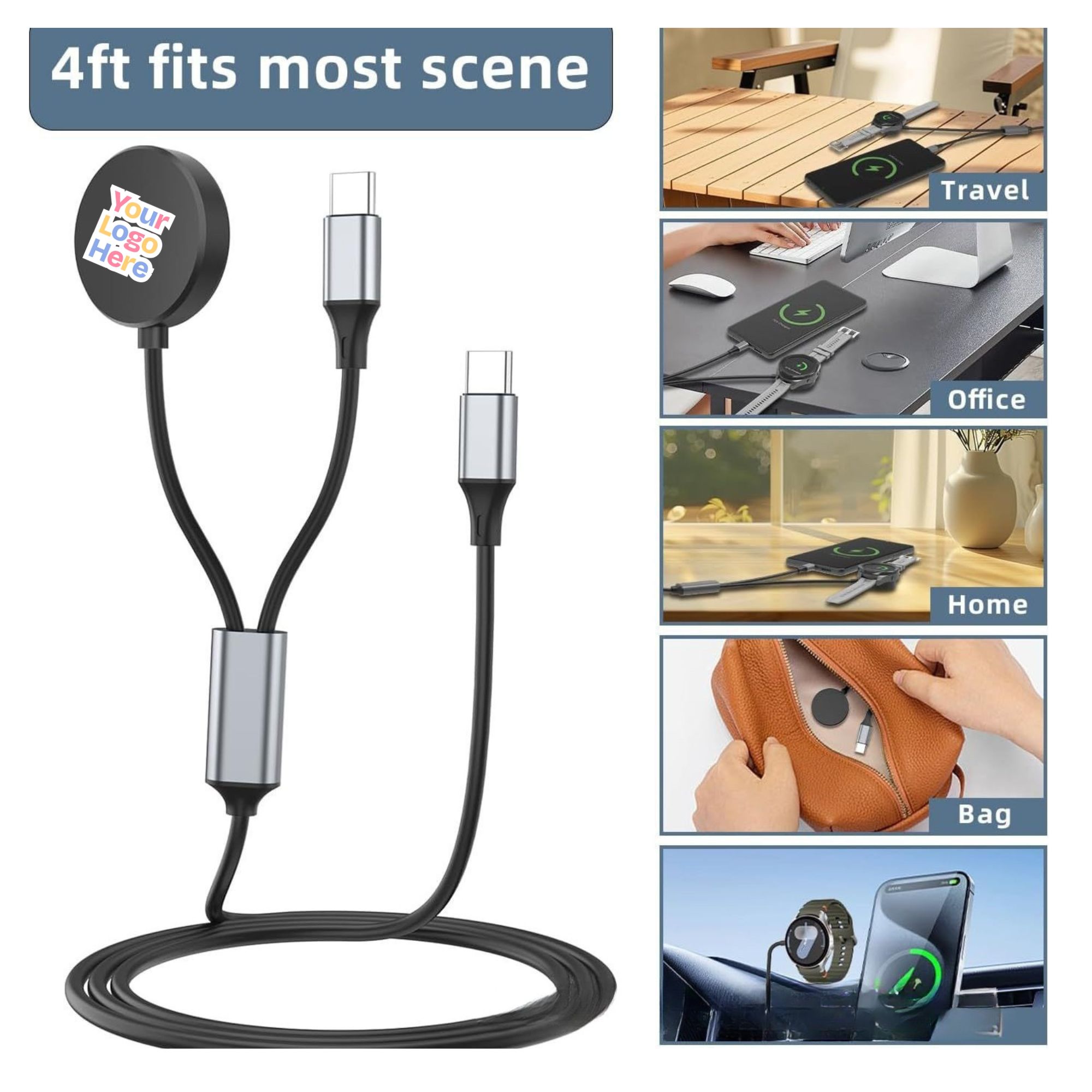 5-in-1 48 Inch Charging Cable