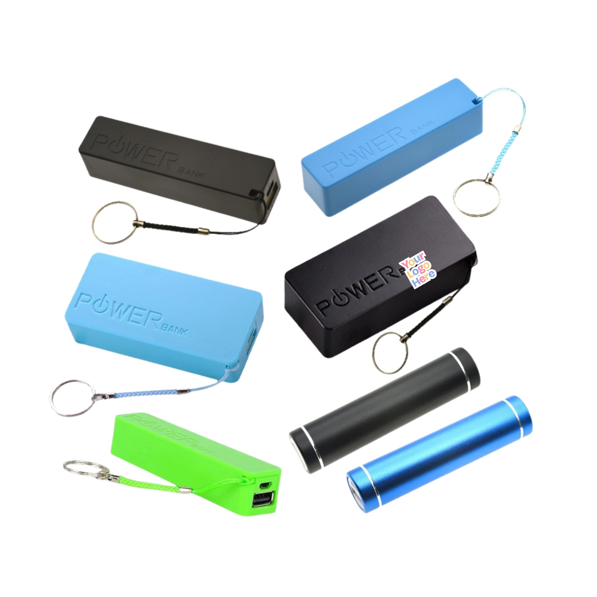 Pocket-Sized Keyring Charger 2200mAh