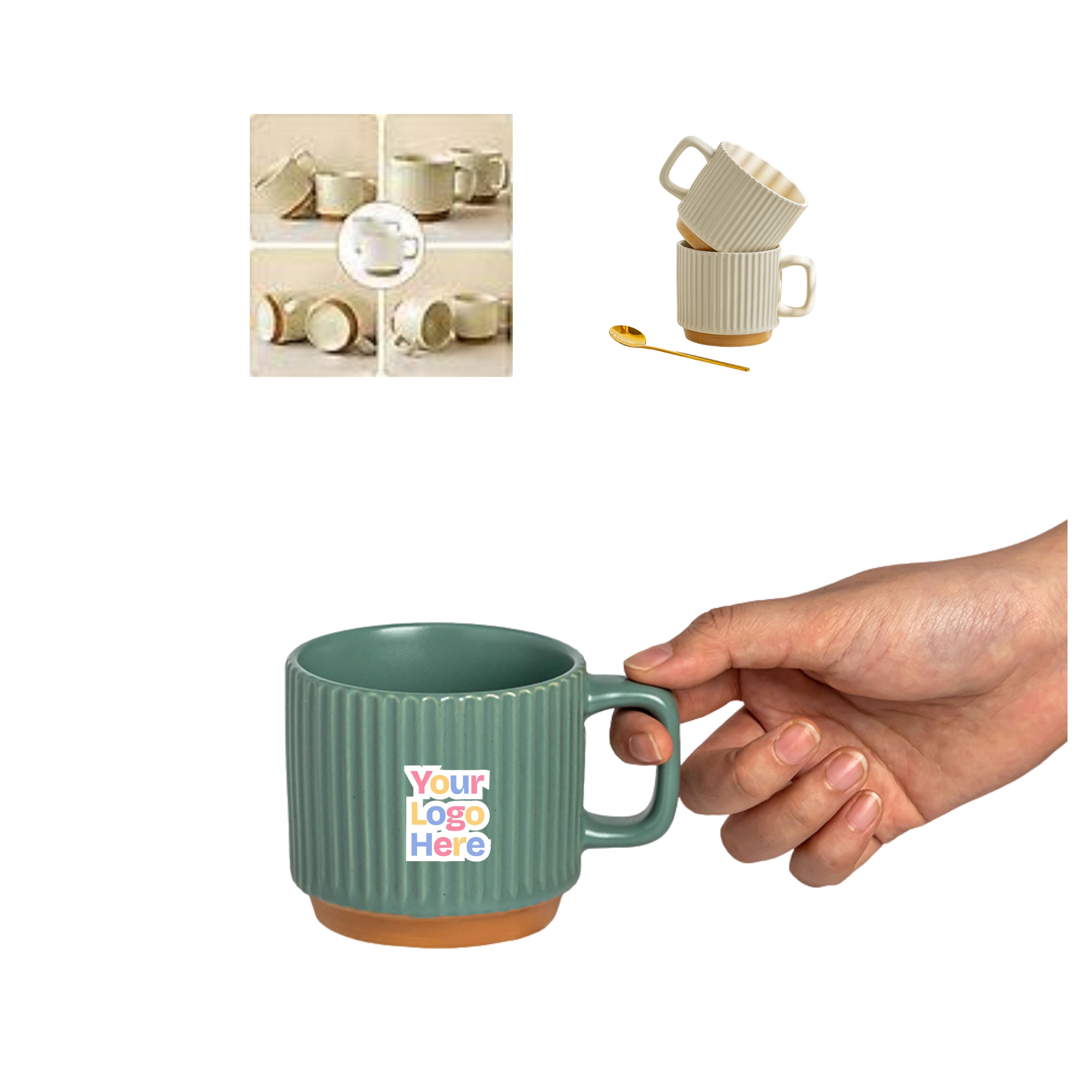 Vintage Handmade Ceramic Mug