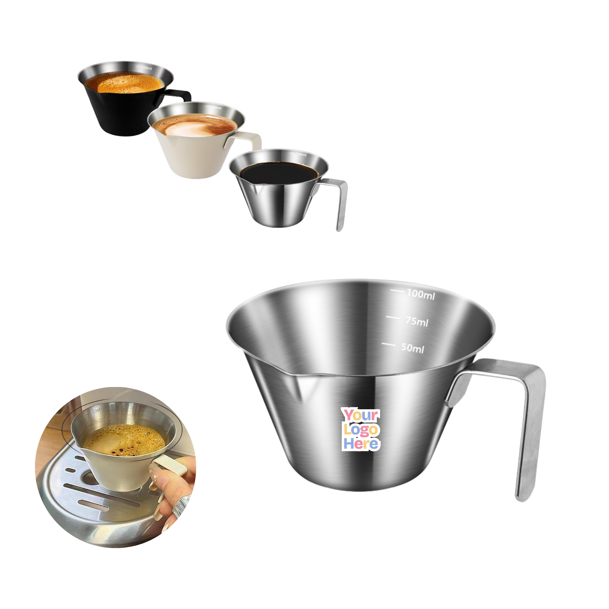 Stainless Steel Coffee Extraction Cup