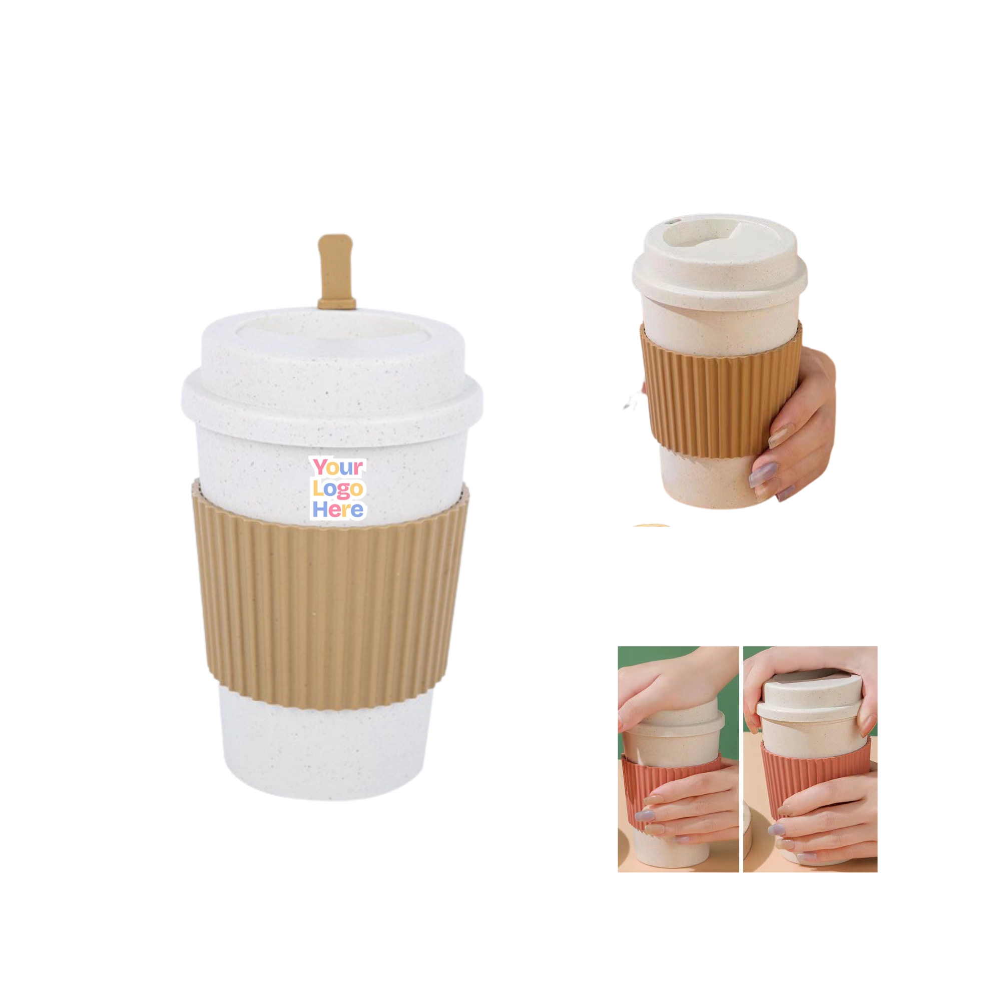 Wheat Straw Portable Coffee Mug