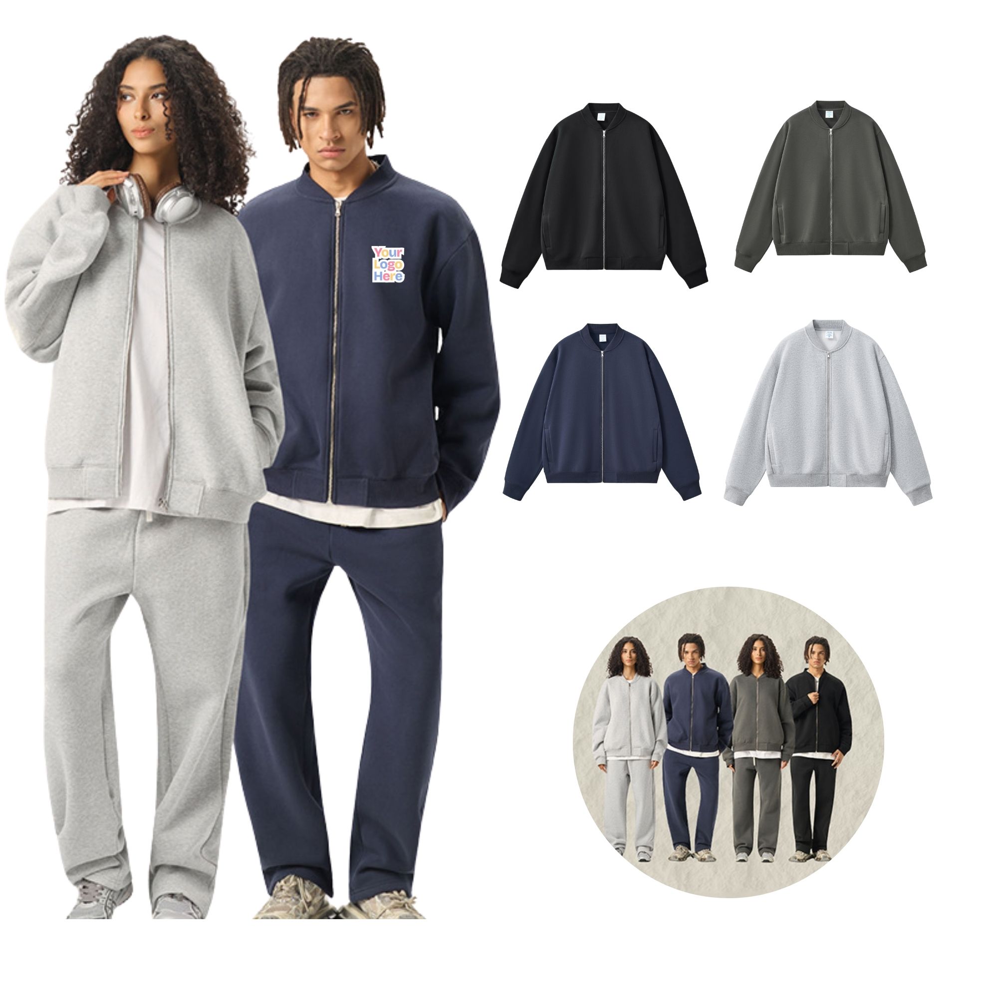 Men's Retro Fit Zipper Jacket (S-2XL)