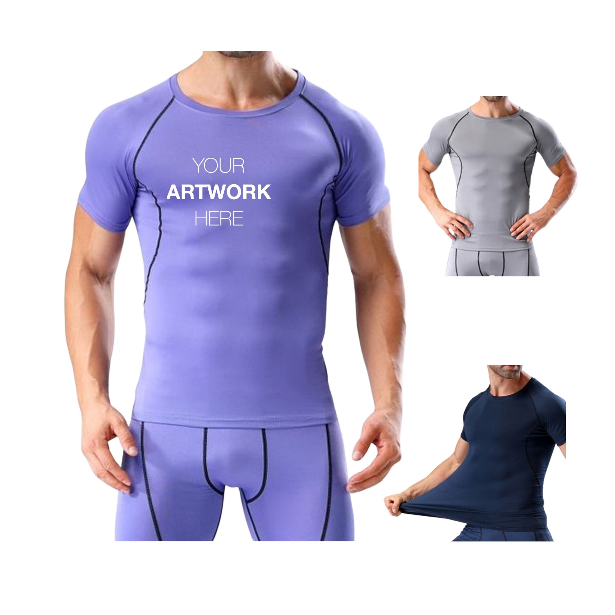 Quick Dry UPF 50+ Men’s Short Sleeve Rash Guard