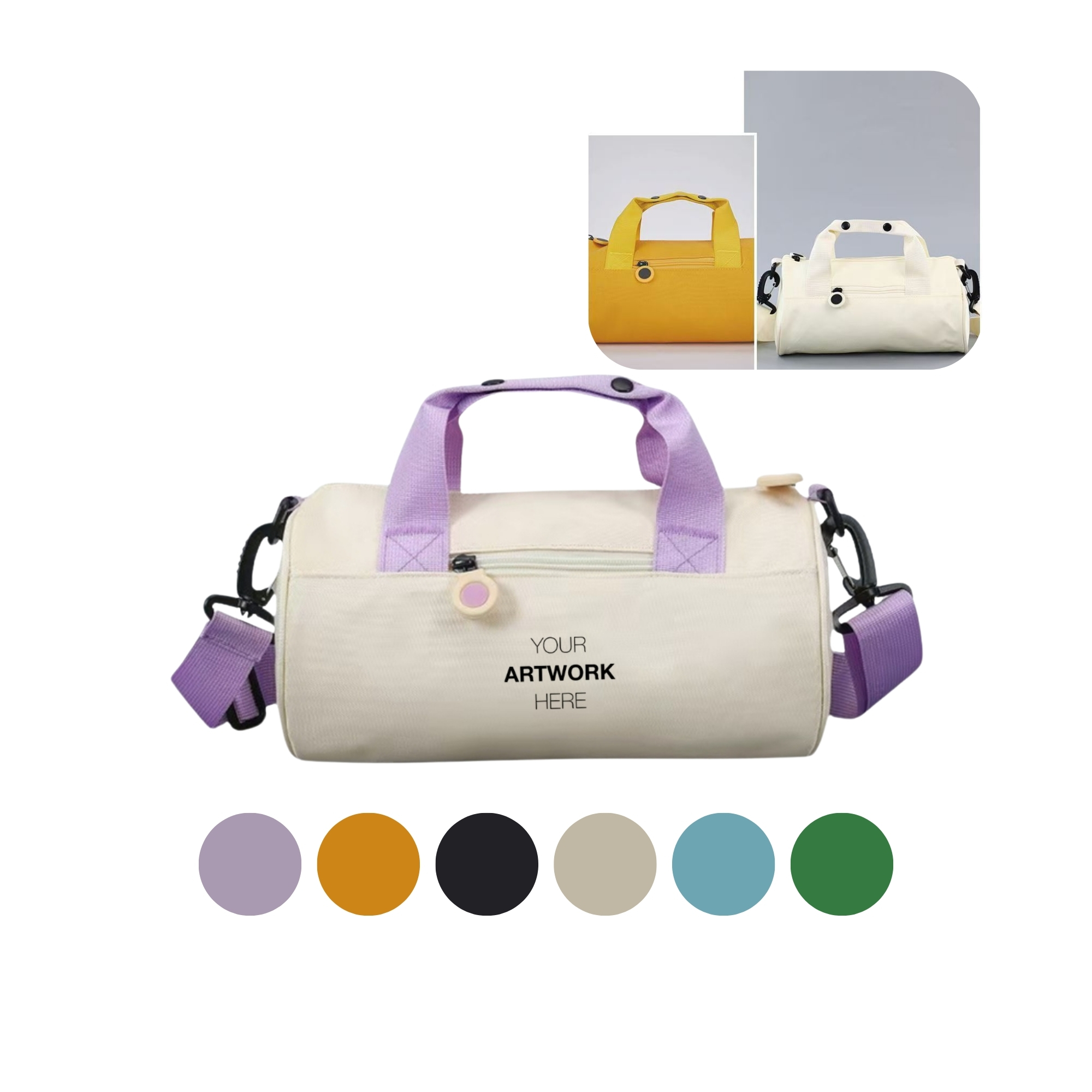 Wet-Dry Separate Travel Bag for Trips & Gym