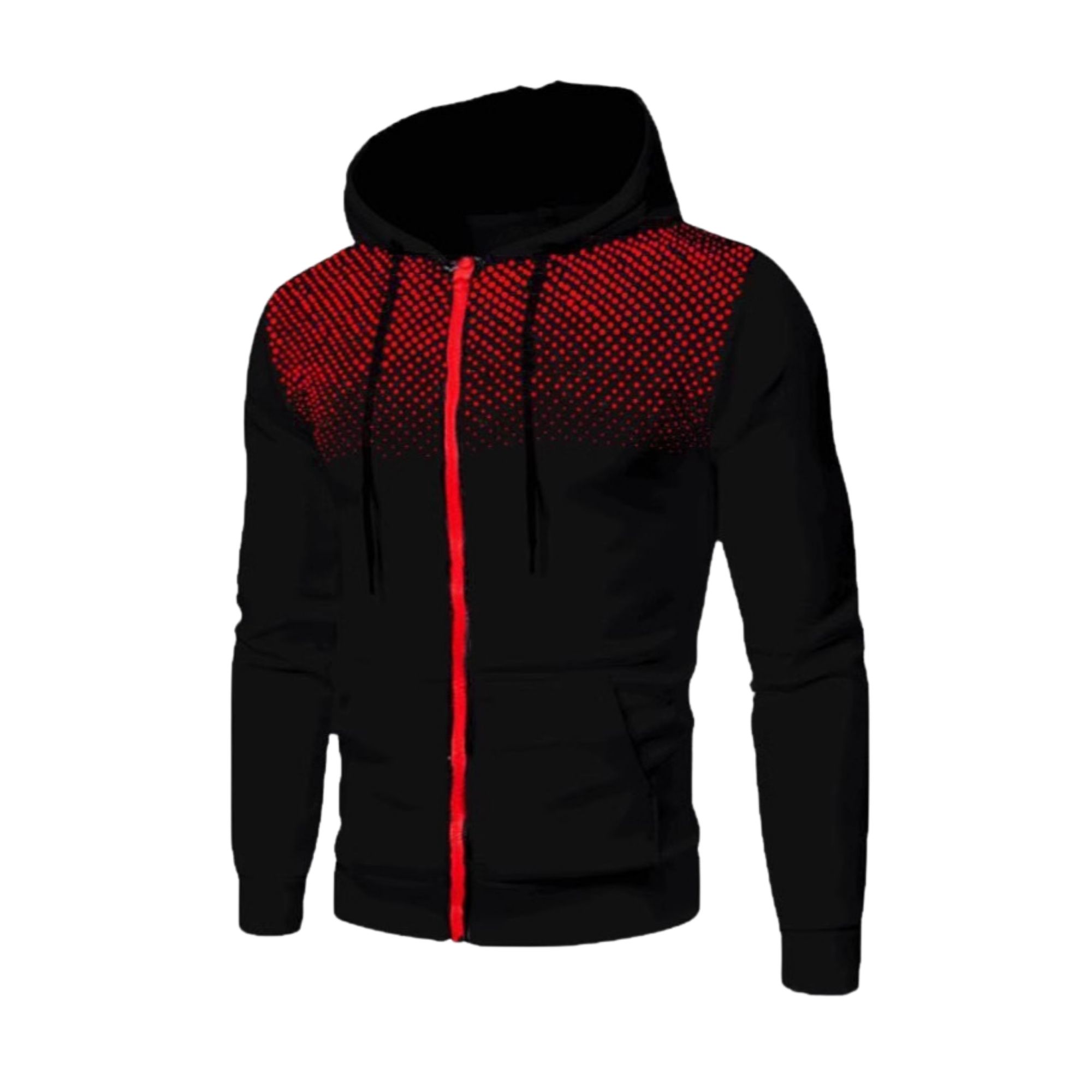 Zip-Up Hooded Sweatshirt