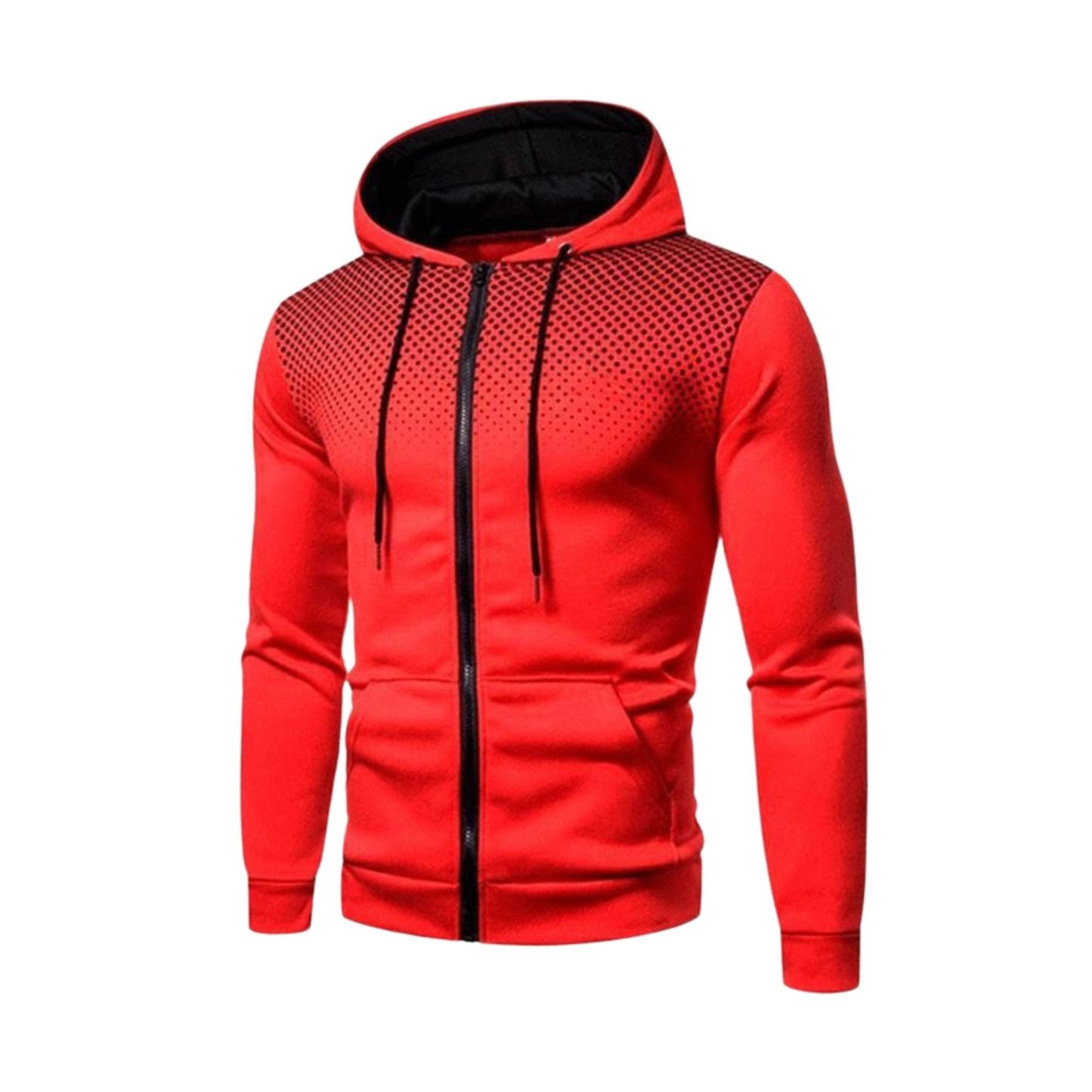 Zip-Up Hooded Sweatshirt