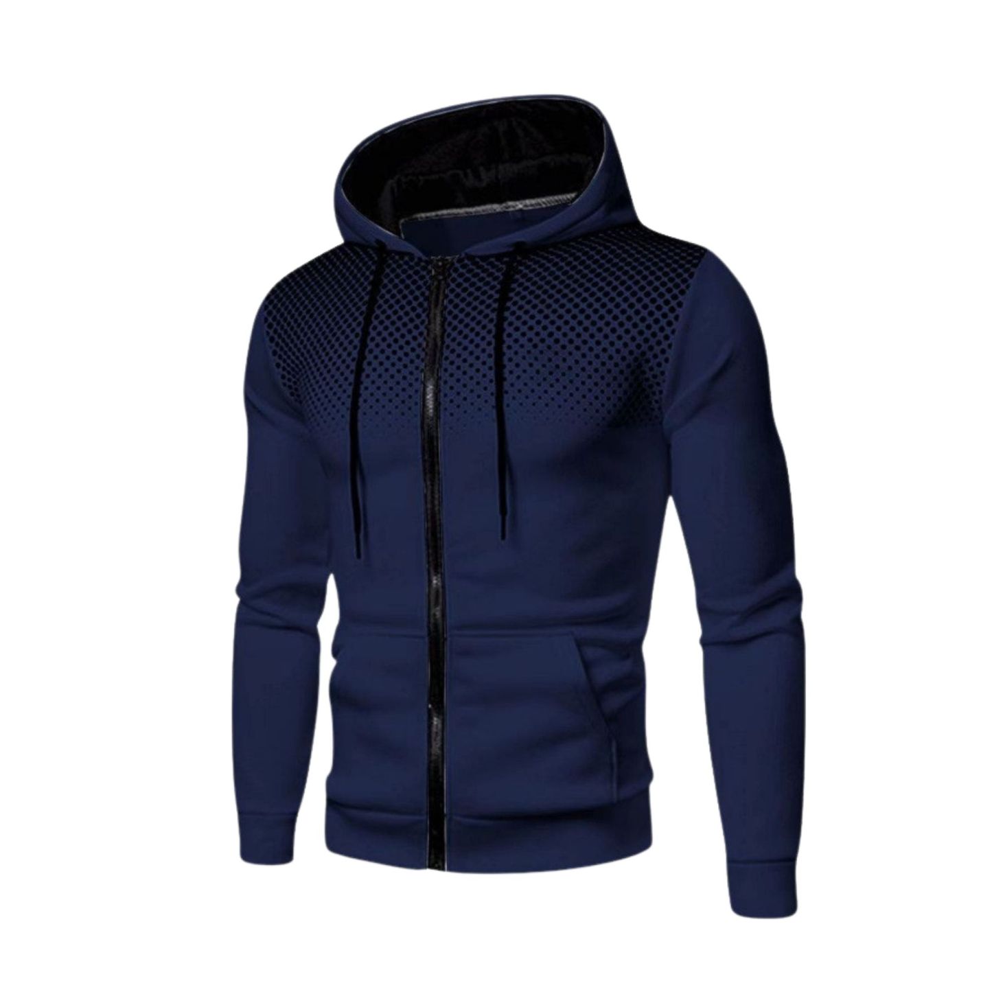 Zip-Up Hooded Sweatshirt