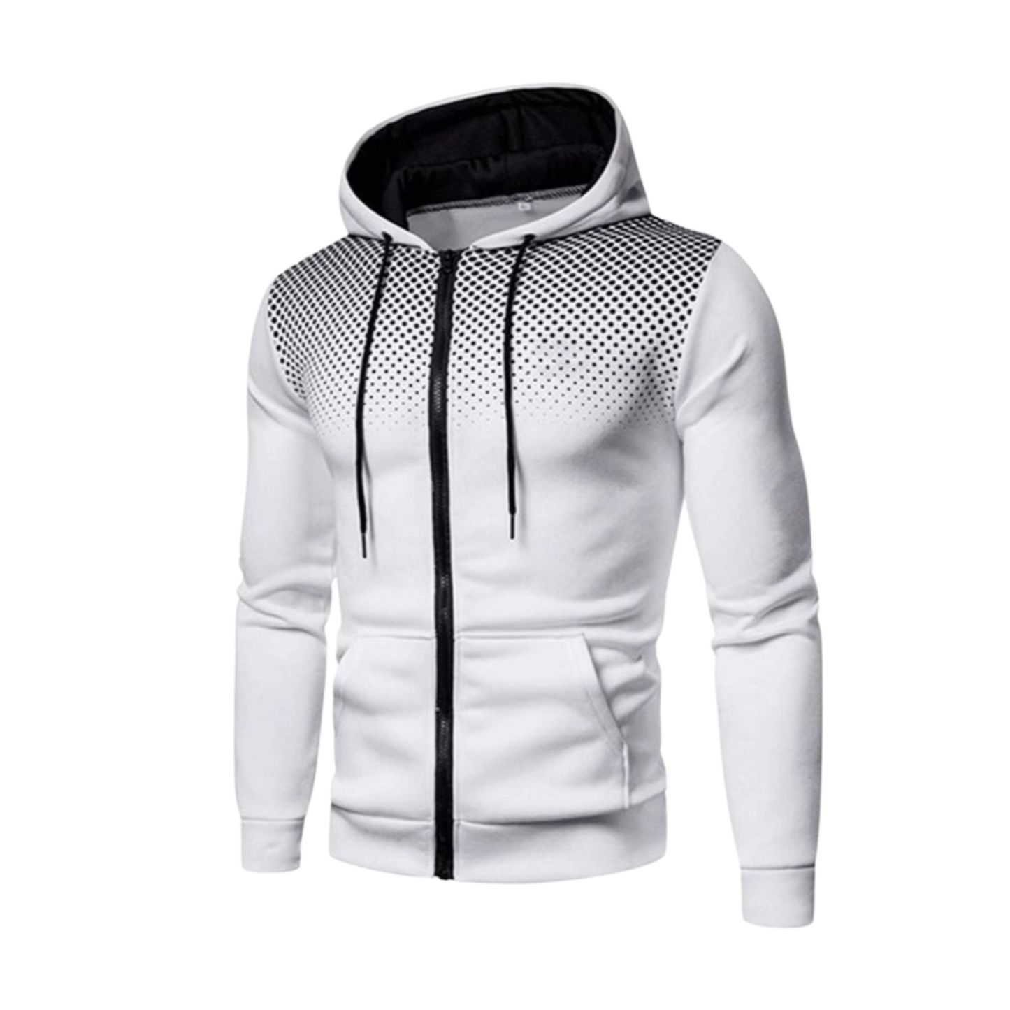 Zip-Up Hooded Sweatshirt