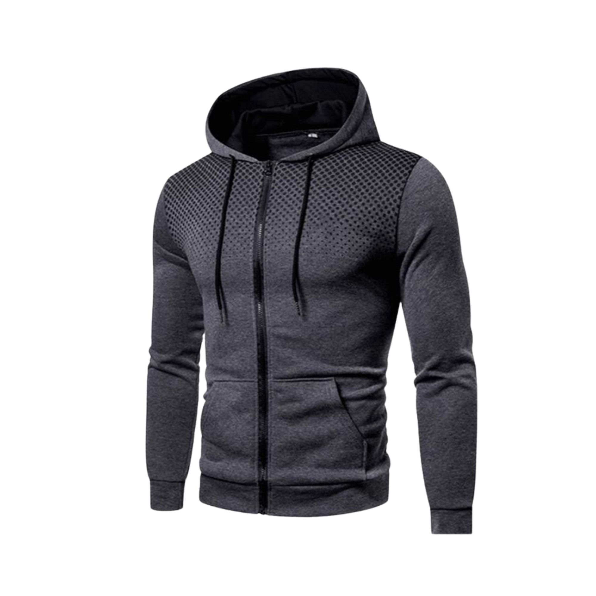 Zip-Up Hooded Sweatshirt