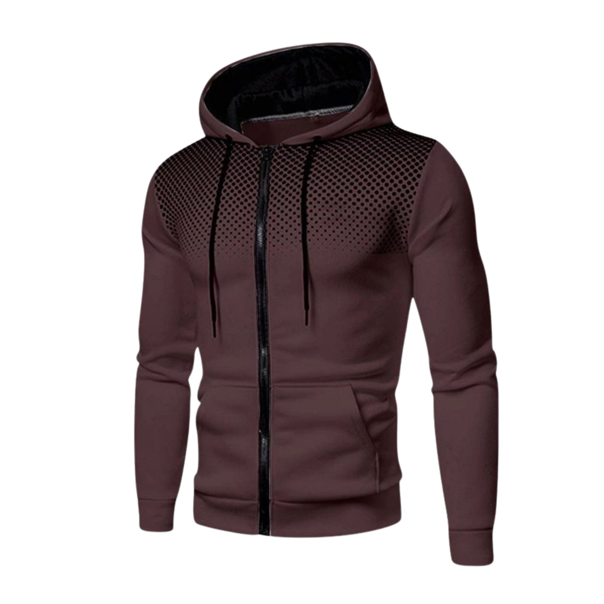 Zip-Up Hooded Sweatshirt
