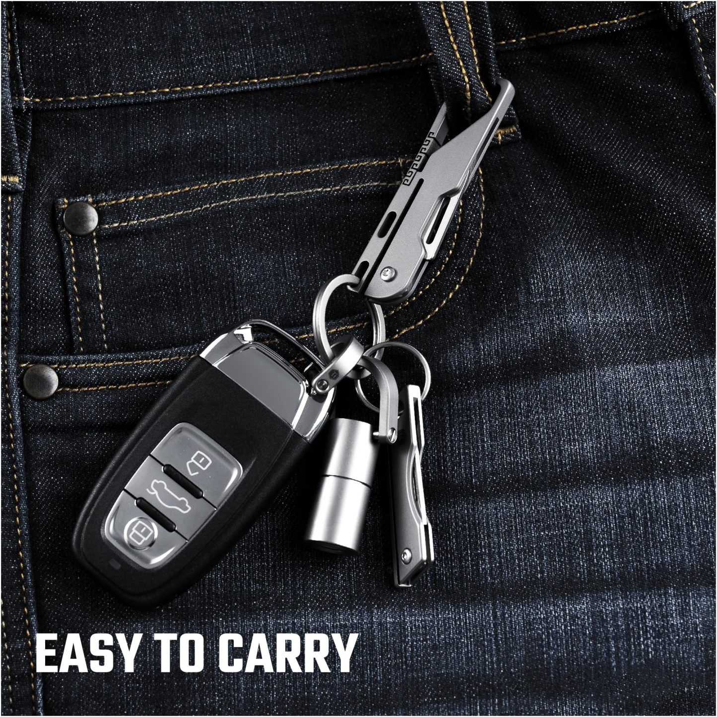 TC4 titanium alloy EDC folding knife