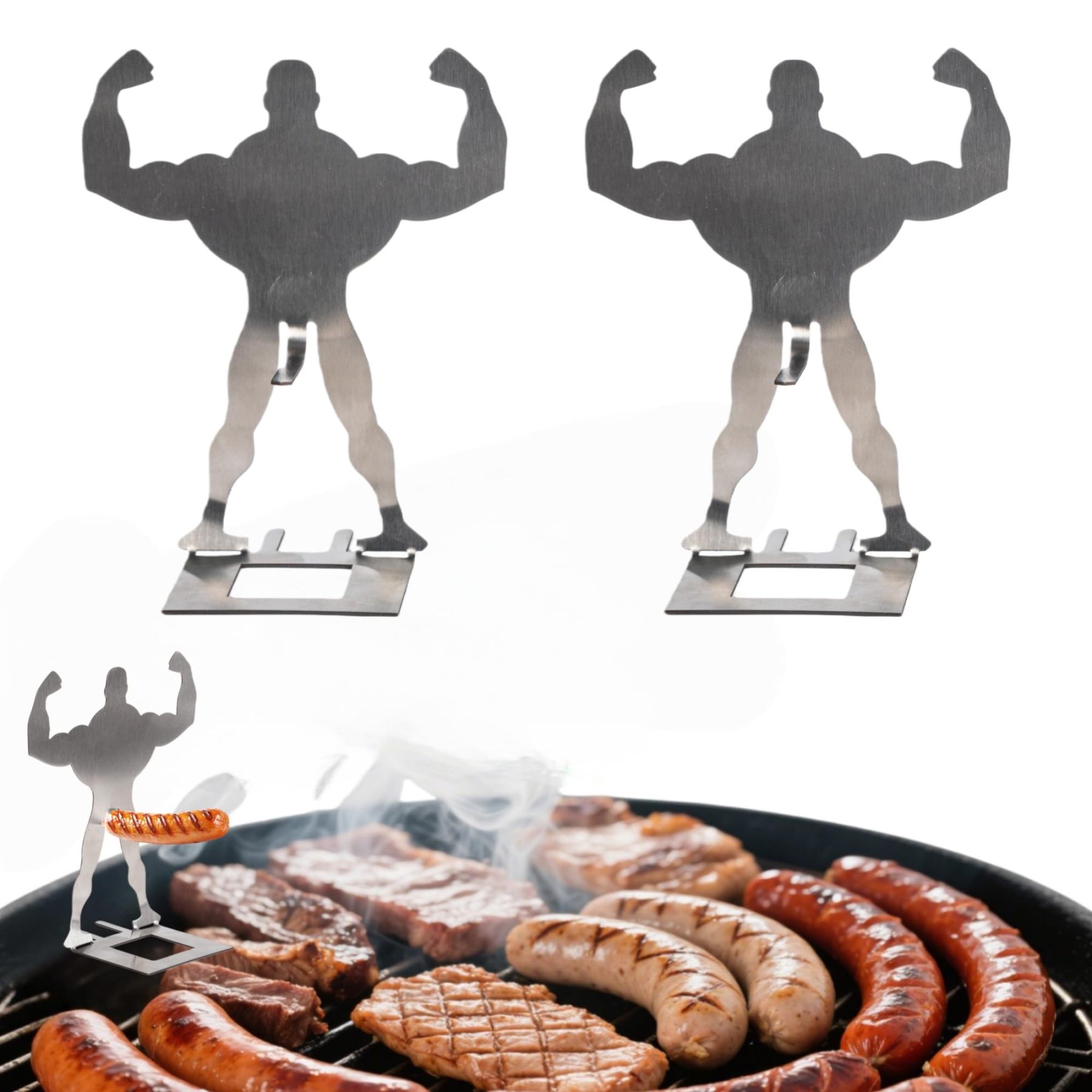 Stainless Steel Fun BBQ Hot Dog Rack
