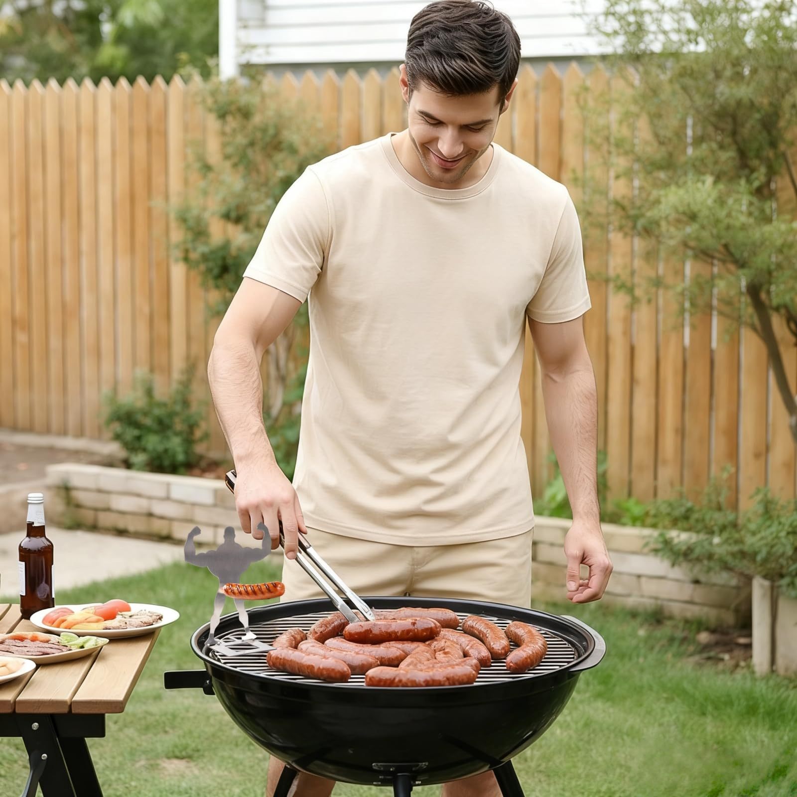 Stainless Steel Fun BBQ Hot Dog Rack