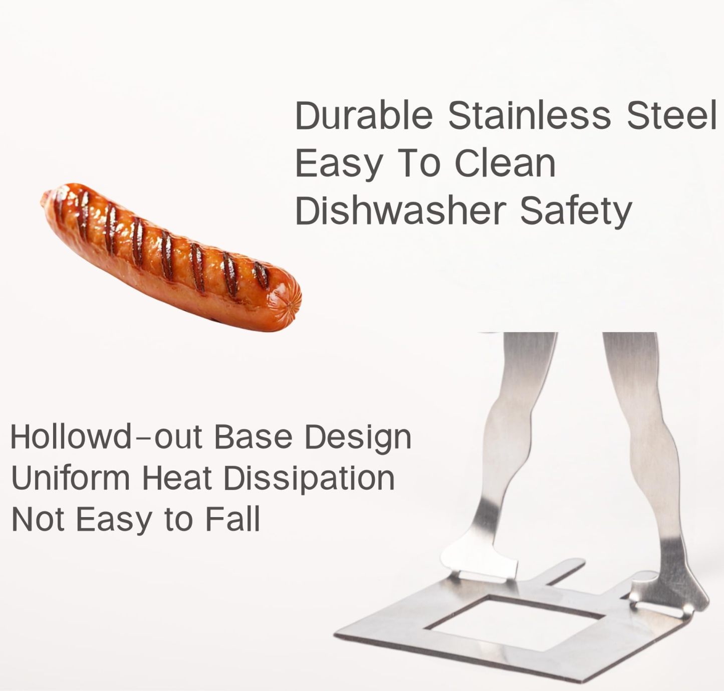 Stainless Steel Fun BBQ Hot Dog Rack