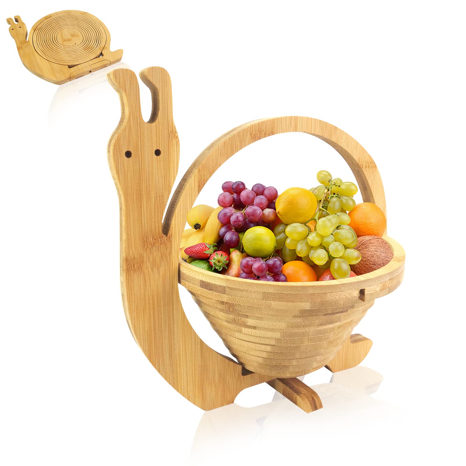 Foldable Fruit Basket & Gift Snack Holder