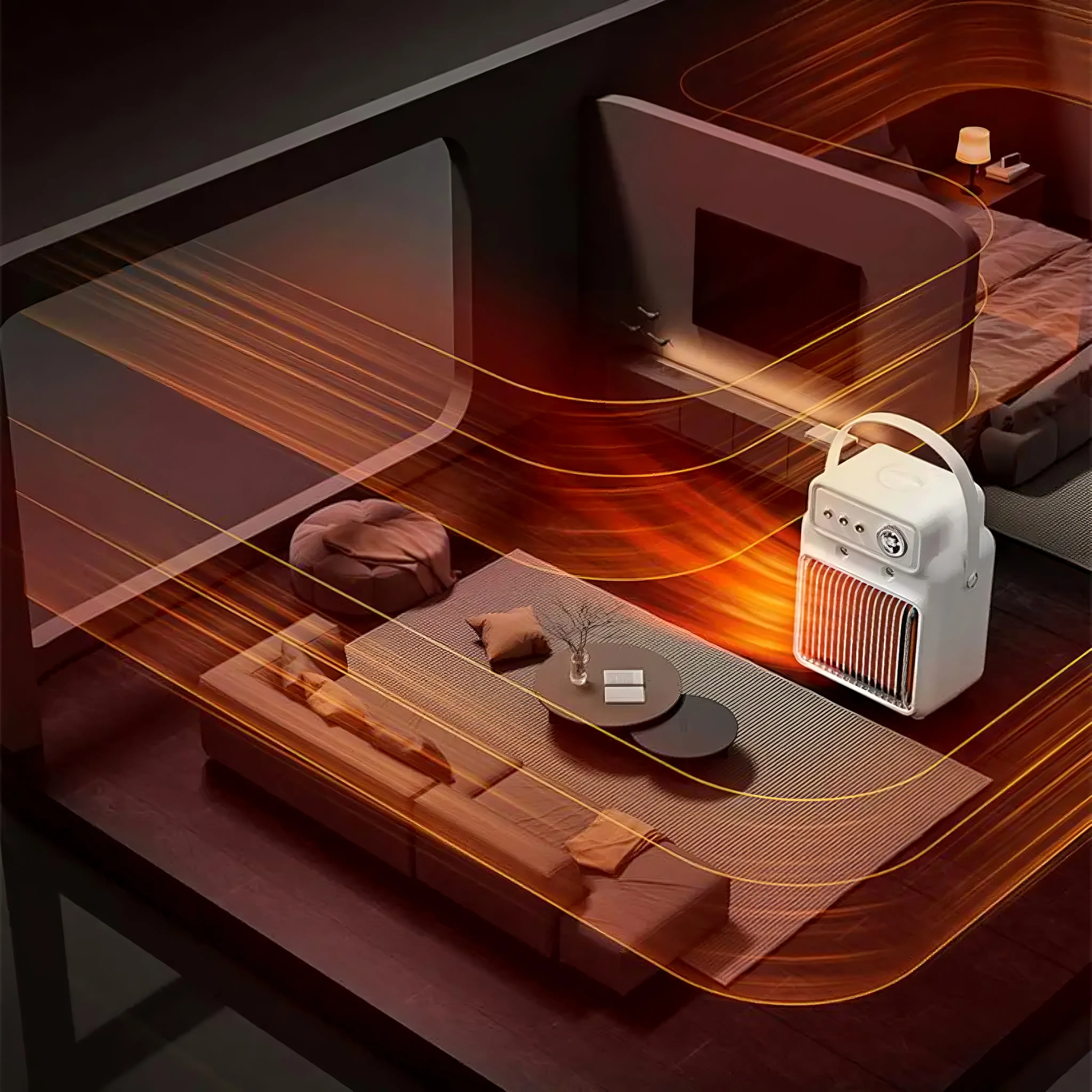 Varmevifte med luftfukter XH1202