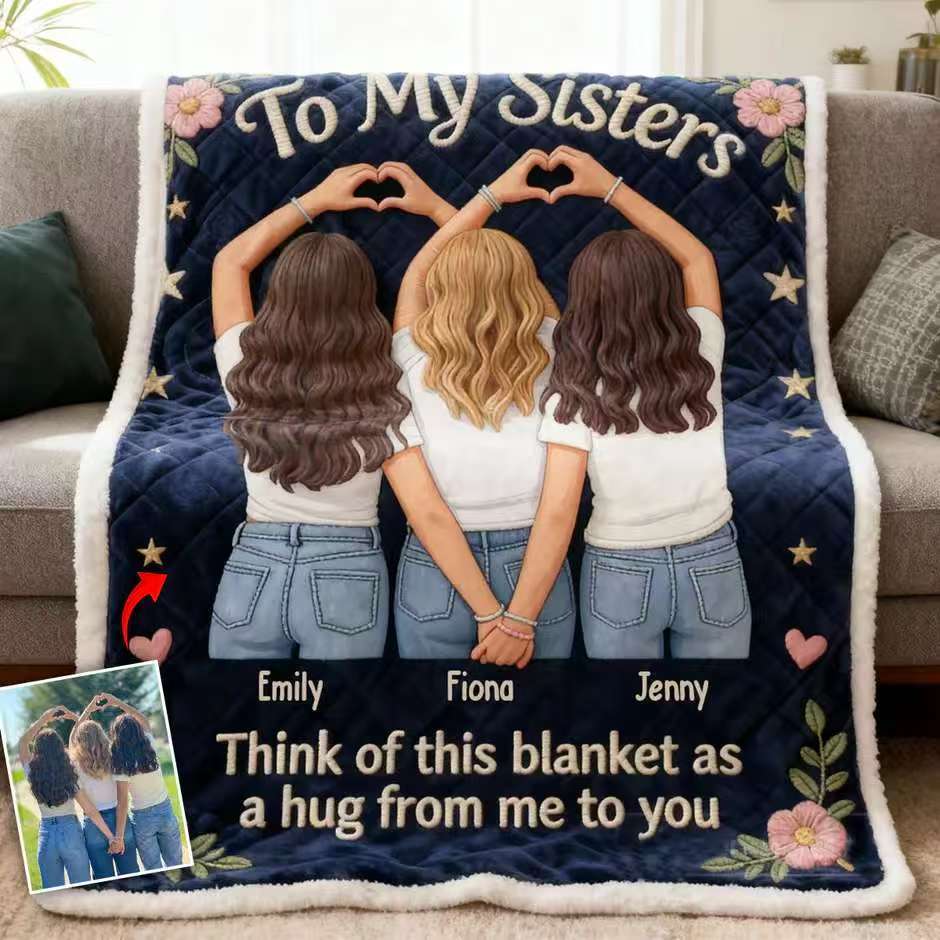 Custom From Any Photo - Personalized Bestie Blanket