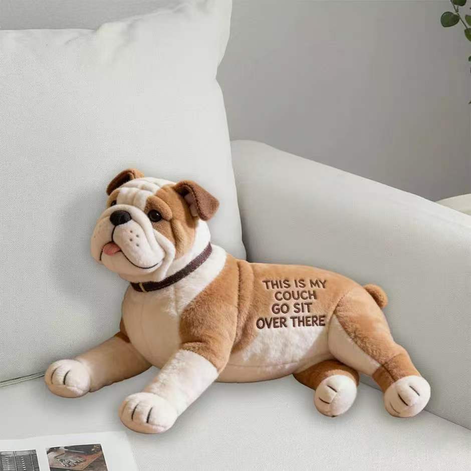 This Is My Couch - Personalized Dog Faux Fur Shaped Pillow