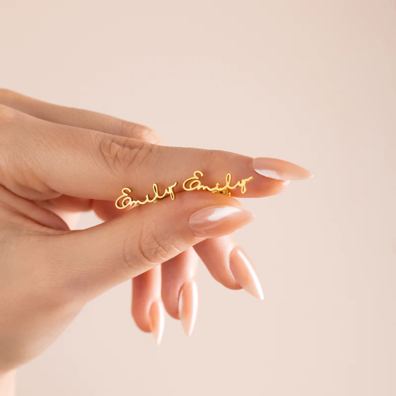 Customized Name Earrings