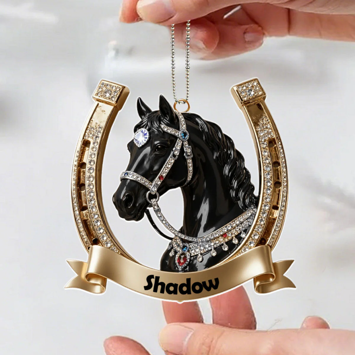 Personalized Horse Acrylic Ornament Gift For Horse Lover
