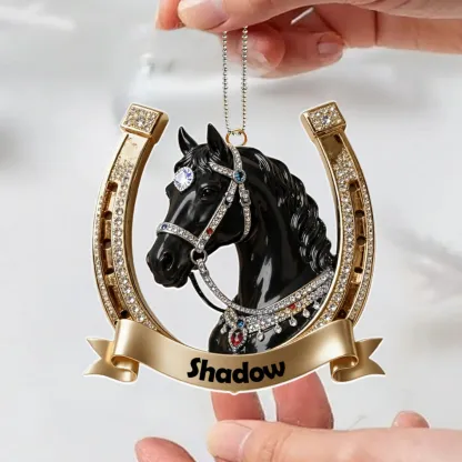 Personalized Horse Acrylic Ornament Gift For Horse Lover